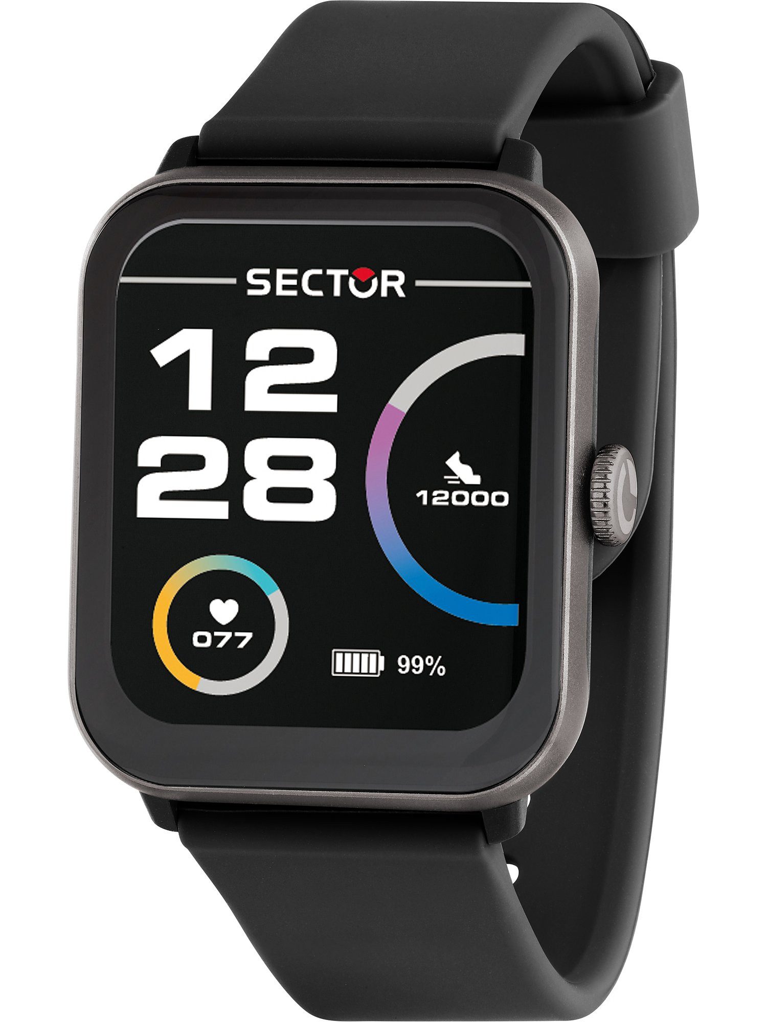 Sector Digitaluhr Sector Herren-Smartwatch Digital Akku