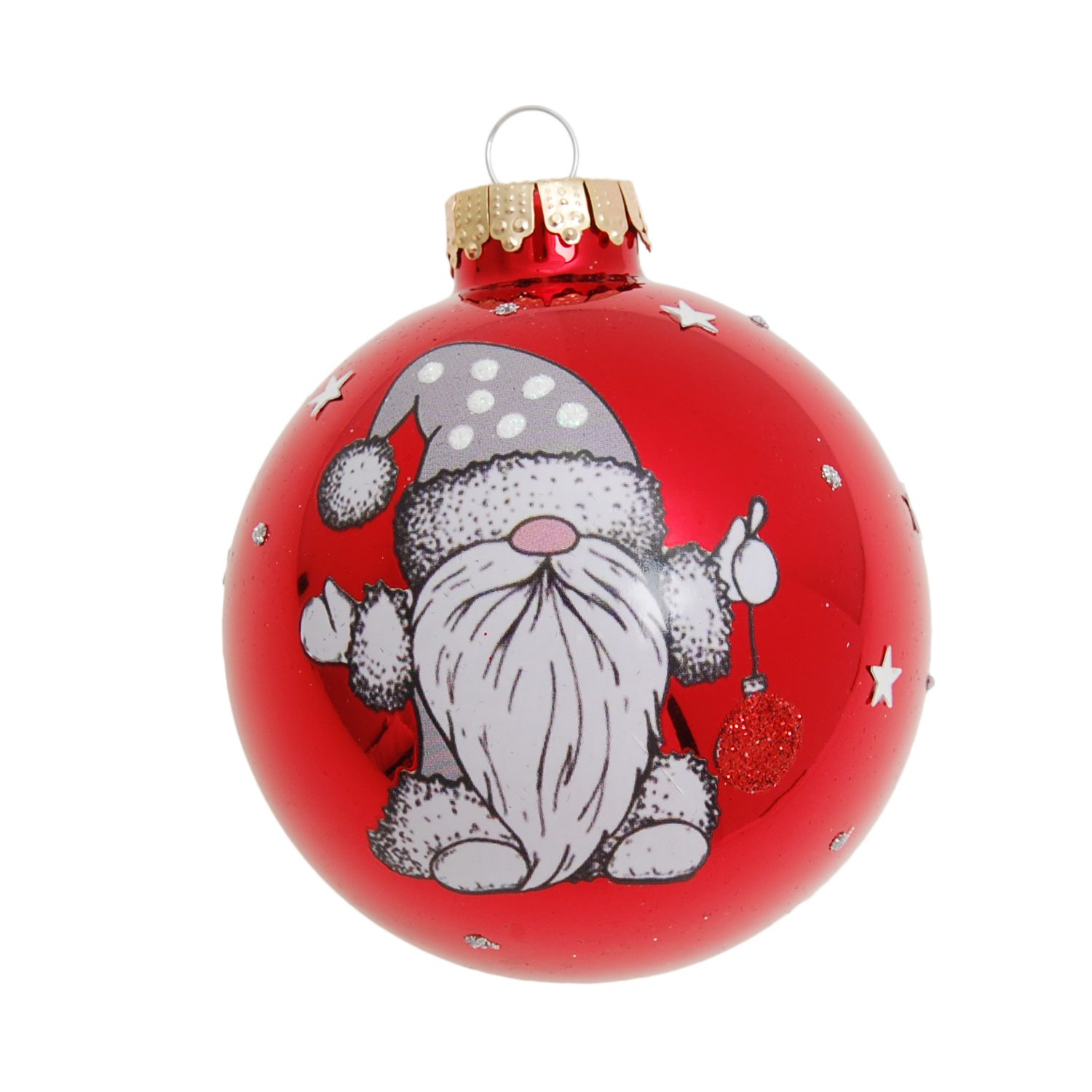 Krebs Glas Lauscha Weihnachtsbaumkugel Exklusives 16er Glaskugelset - Red C günstig online kaufen