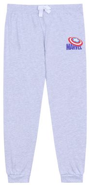 Sarcia.eu Schlafanzug Weiß-graues Pyjama/Schlafanzug für Herren MARVEL COMICS XL