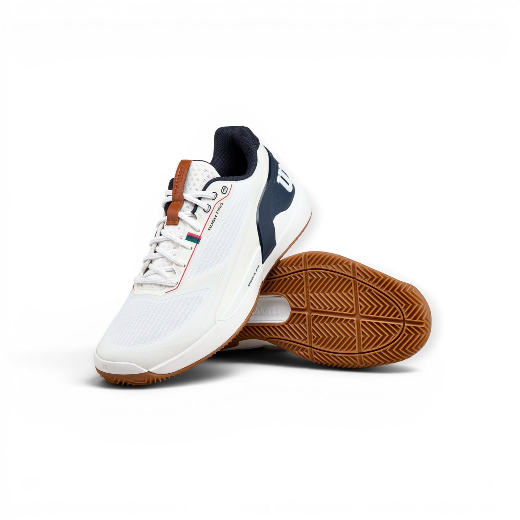 Wilson Rush Pro 5.0 Clay/Sandplatz weiss/navyblau Herren