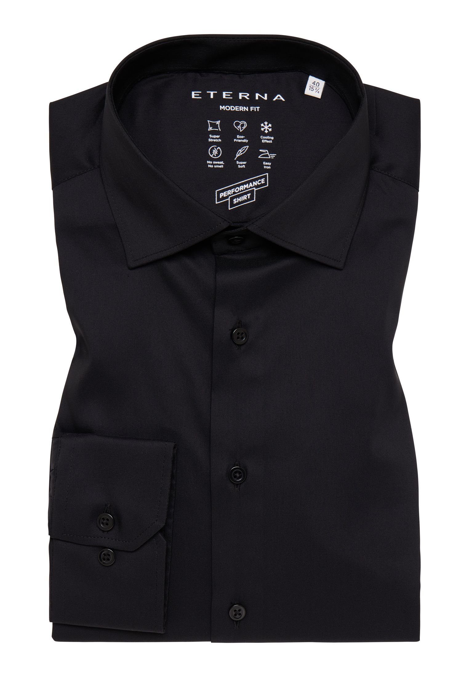 Eterna Langarmhemd "MODERN FIT", EASY IRON (bügelleicht) günstig online kaufen