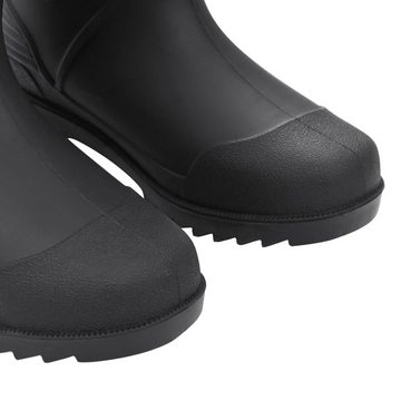 vidaXL Wathose Gummistiefel Schwarz Größe 40 PVC