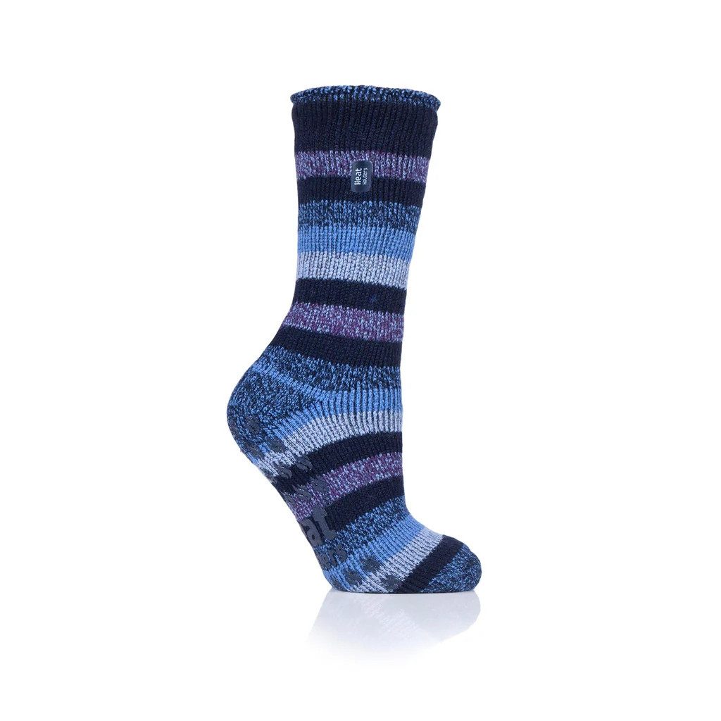 Heat Holders Thermosocken Petunia Stripe Slipper-Socken für Damen günstig online kaufen
