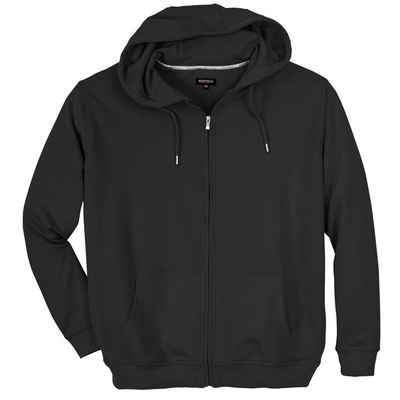 redfield Sweatjacke Redfield Sweatjacke schwarz Übergröße