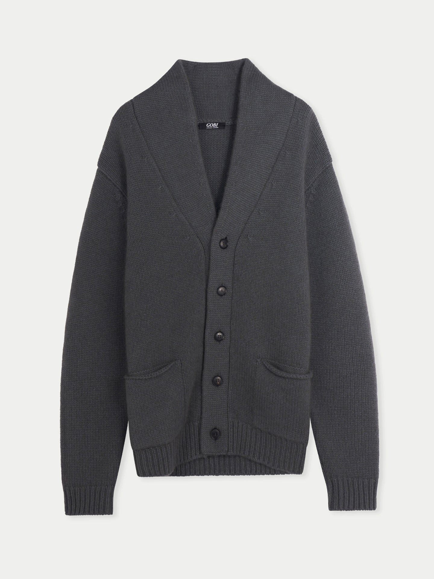 GOBI Cashmere Cardigan Kaschmir Strickjacke mit Schalkragen