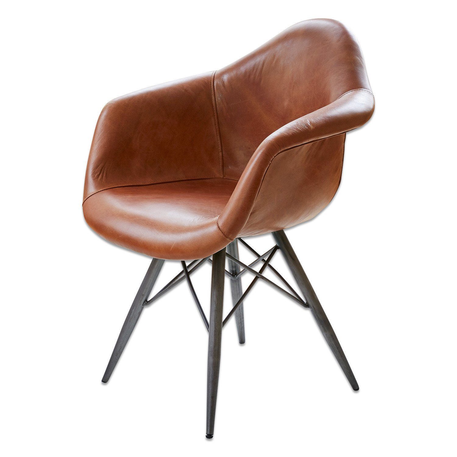 MIRABEAU Esszimmerstuhl DWAYNE - Aus echtem Rindsleder