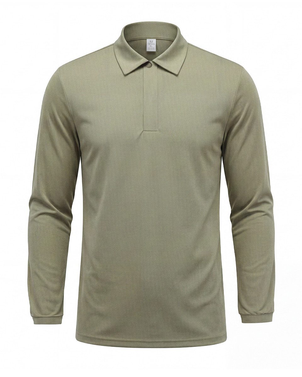 Langarm-Poloshirt