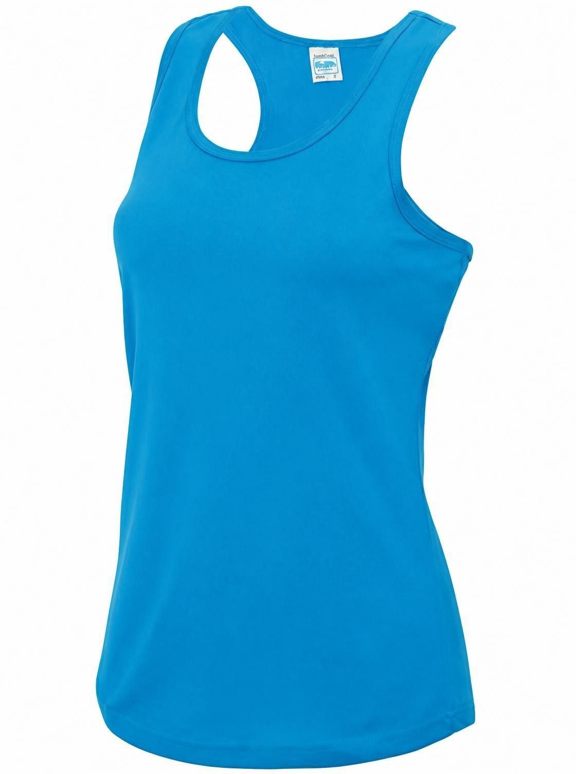 Just Cool Trainingsshirt Girlie Cool Tank Top Sport T-Shirt + WRAP zertifiziert