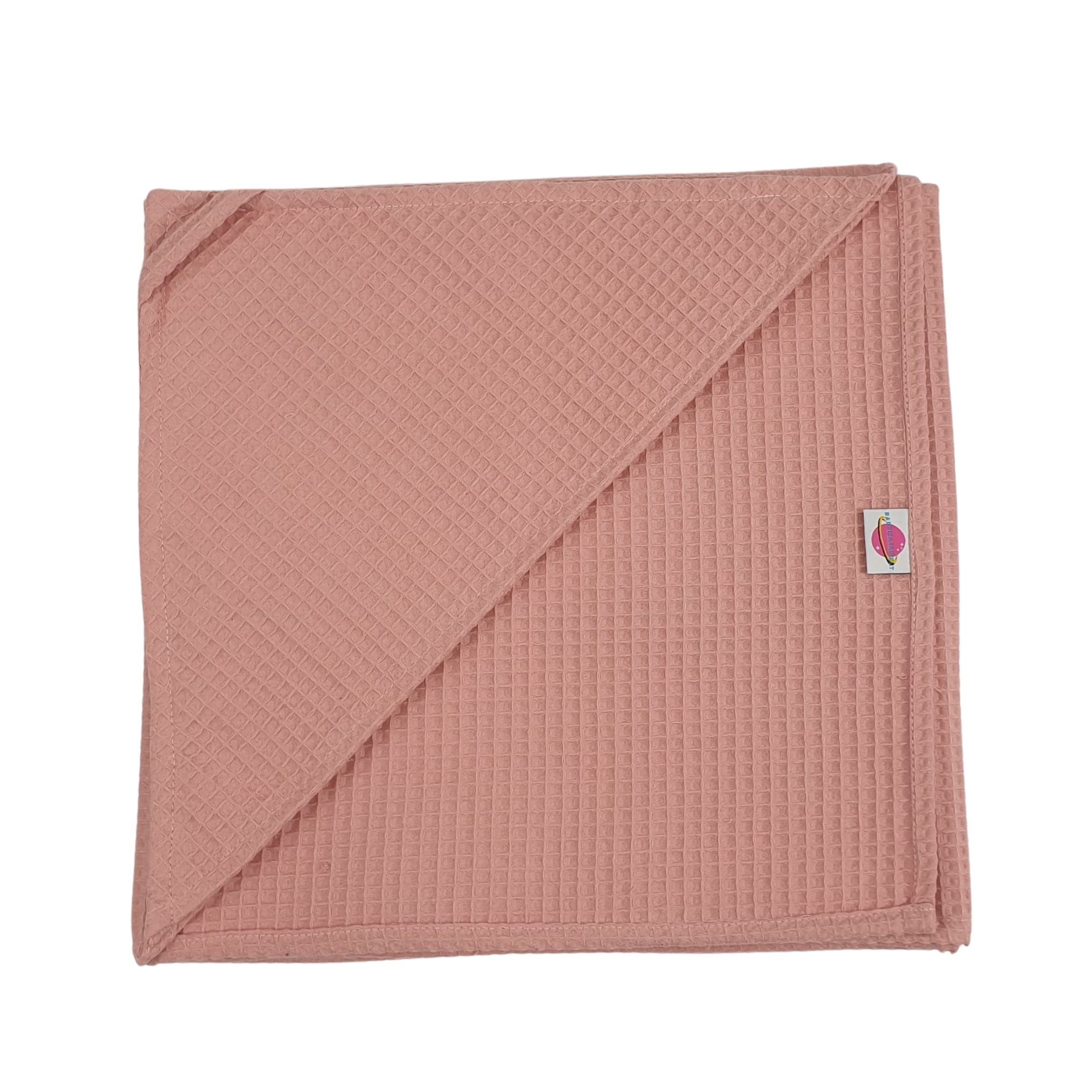 Babymajawelt Badetuch Kapuzen - Badetuch 120x120 cm Waffel, Kinderbadetuch, Waffelpique (1-St), 100% Baumwolle, XXL Format, Besonders Zart, Made in EU