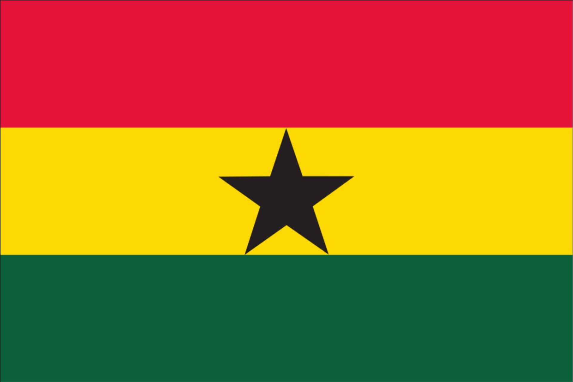 g/m² Querformat Ghana Flagge flaggenmeer 110 Flagge