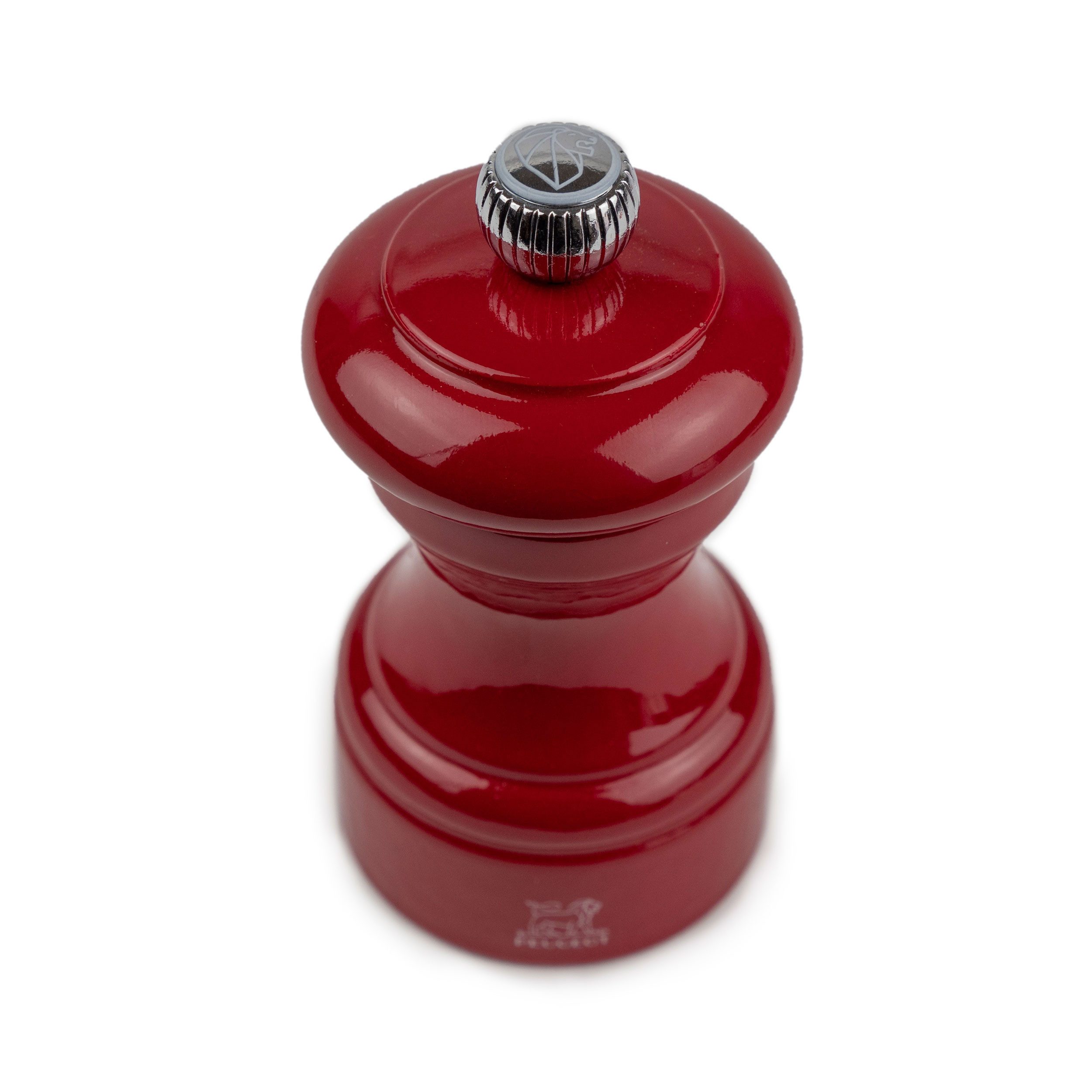 PEUGEOT Salzmühle BISTRO 10cm Passionsrot Buchenholz Lackiert Stahlmah Manuell Manuell