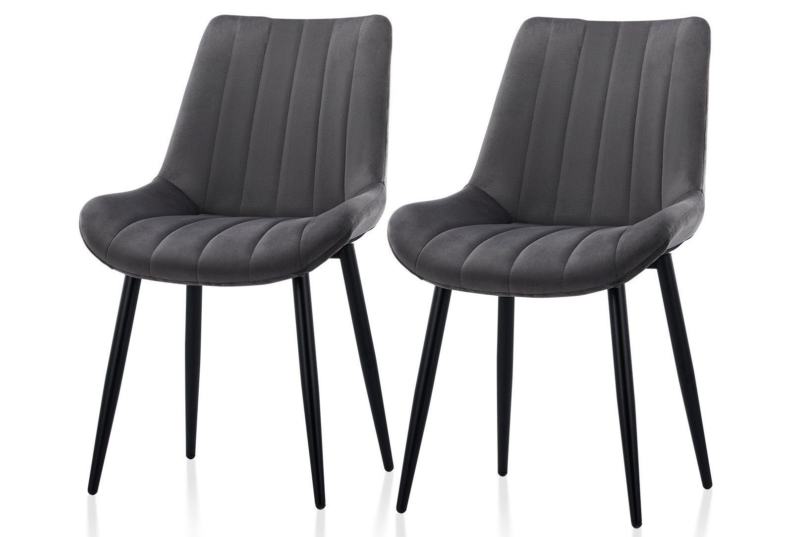 Ofcasa Esszimmerstuhl Küchenstühle (2er Set), Samt günstig online kaufen