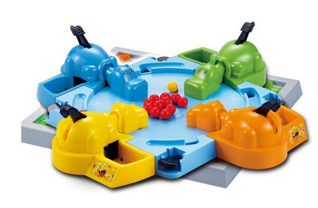 XDeer Lernspielzeug »Hungry Hippo Family Brettspiel,Marmorspiel,interaktives Lernspielzeug frühkindliche Bildung,Große Klassische Familienspaßunterhaltung für Kinder Erwachsene Jungen & Mädchen ab 3 Jahren« (1-St), 1. Interaktives Spielzeug, langlebiges Material, nützliches Spielzeug.