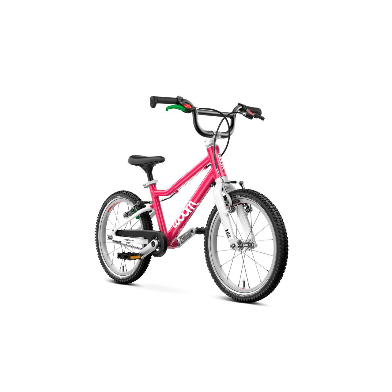 WOOM Kinderfahrrad GO 3 Kinderfahrrad 16" hot pink