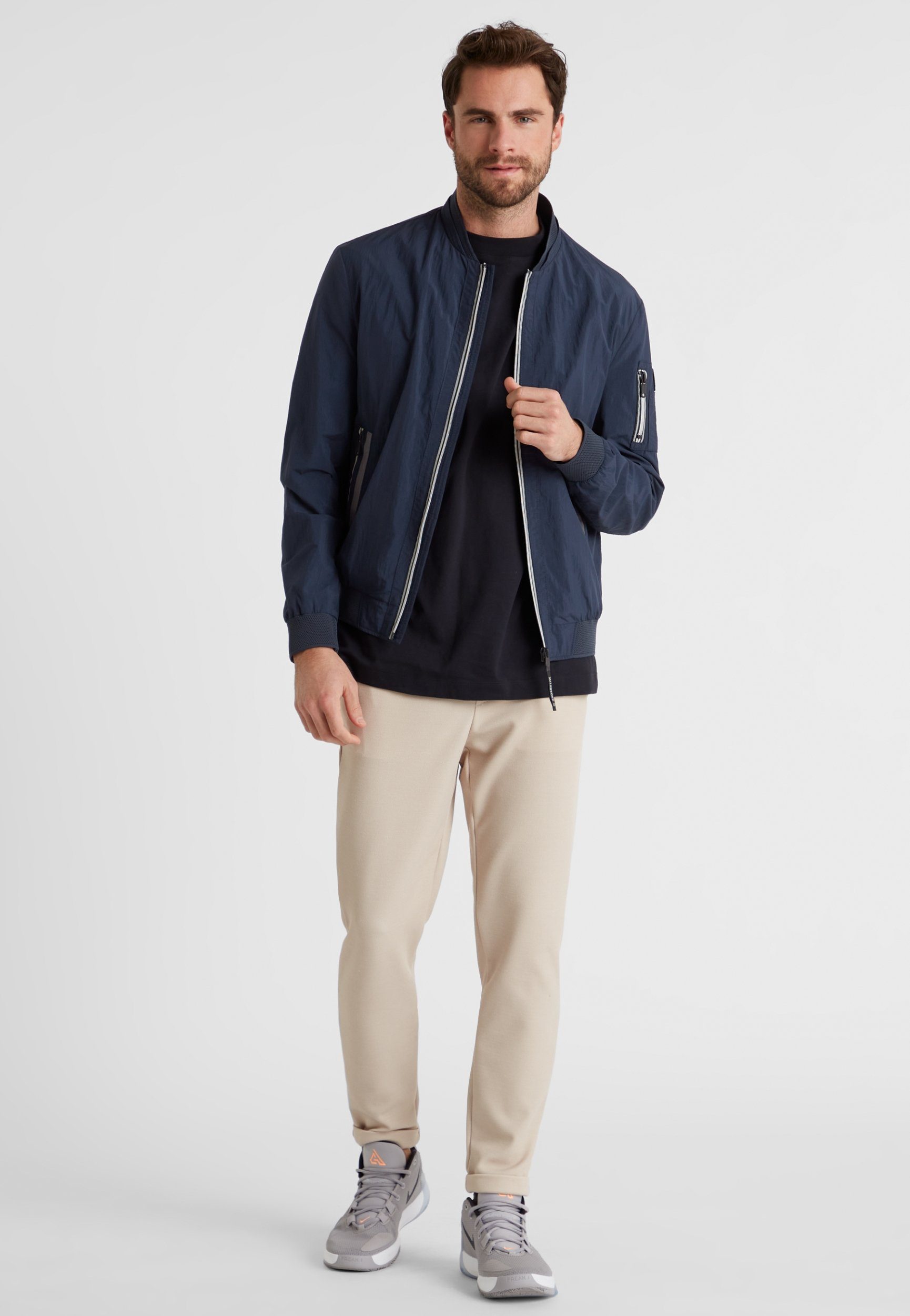 Milestone Steppmantel Popjacke 39 nachtblau