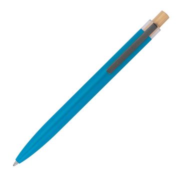 Livepac Office Kugelschreiber Kugelschreiber aus recyceltem Aluminium / Farbe: hellblau