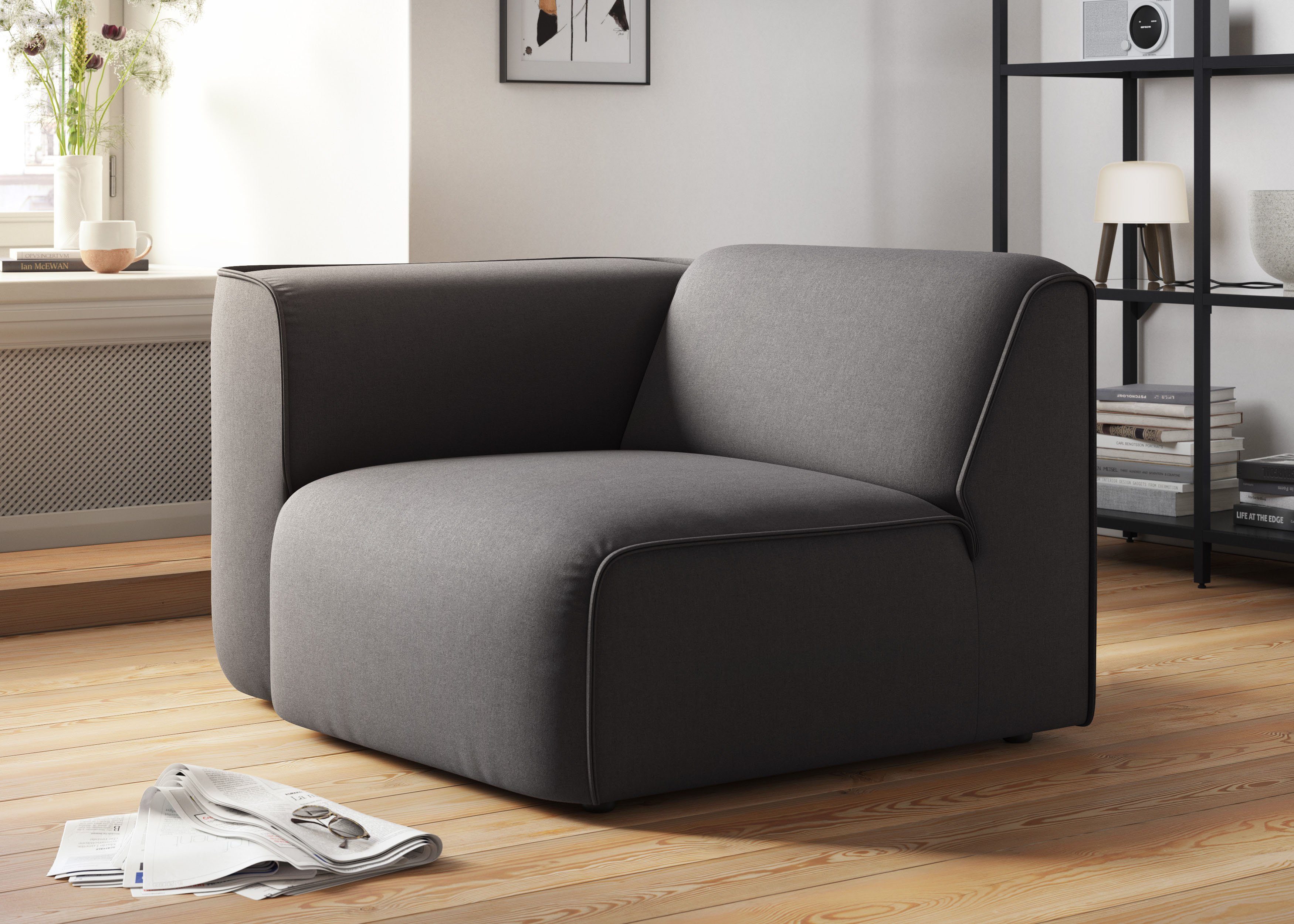 RAUM.ID Sessel Merid Sofa-Eckelement, Maße B/T/H: günstig online kaufen