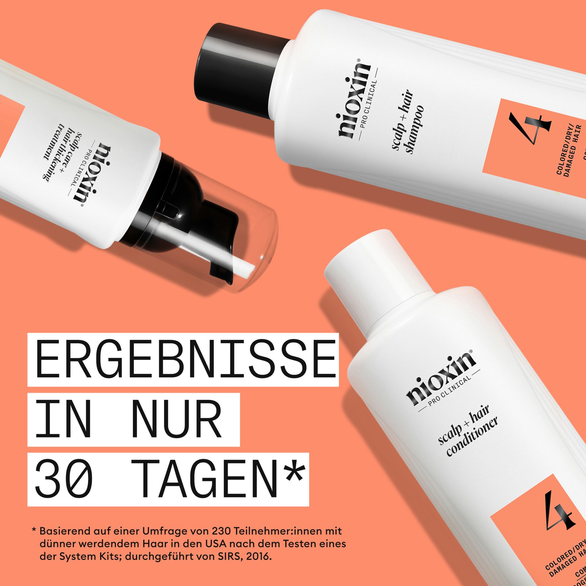 Nioxin Haarspülung NIOXIN SCALP + HAIR SYSTEM 4 CONDITIONER, dermatologisch getestet, für coloriertes & dünner werdendes Haar – Bild 5 von 5