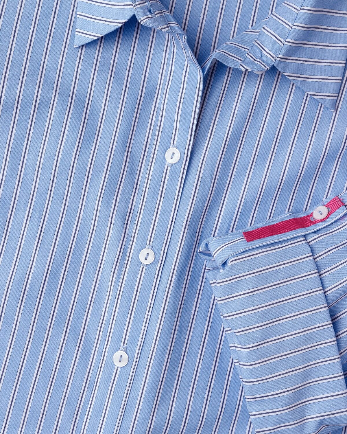 White Label Midikleid Hemdblusenkleid mit Streifen