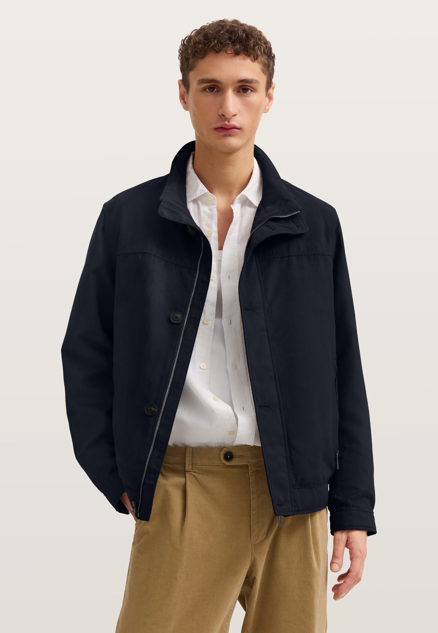 bugatti Blouson Premium Suede Regular Fit wasserabweisend