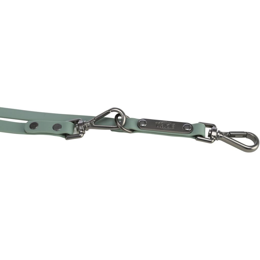 TRIXIE Hundeleine CityStyle Verlängerungsleine - salbei - 2,00 m/13 mm, Gurtband, PVC
