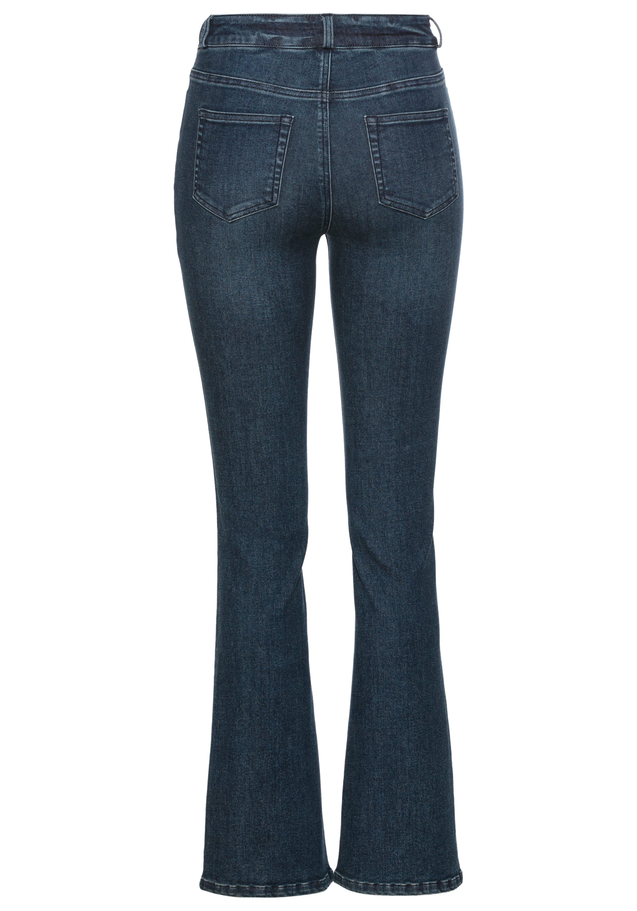 Arizona Bootcut-Jeans Ultra Soft elastische Passform, ausgestellte Beinform, hohe Leibhöhe