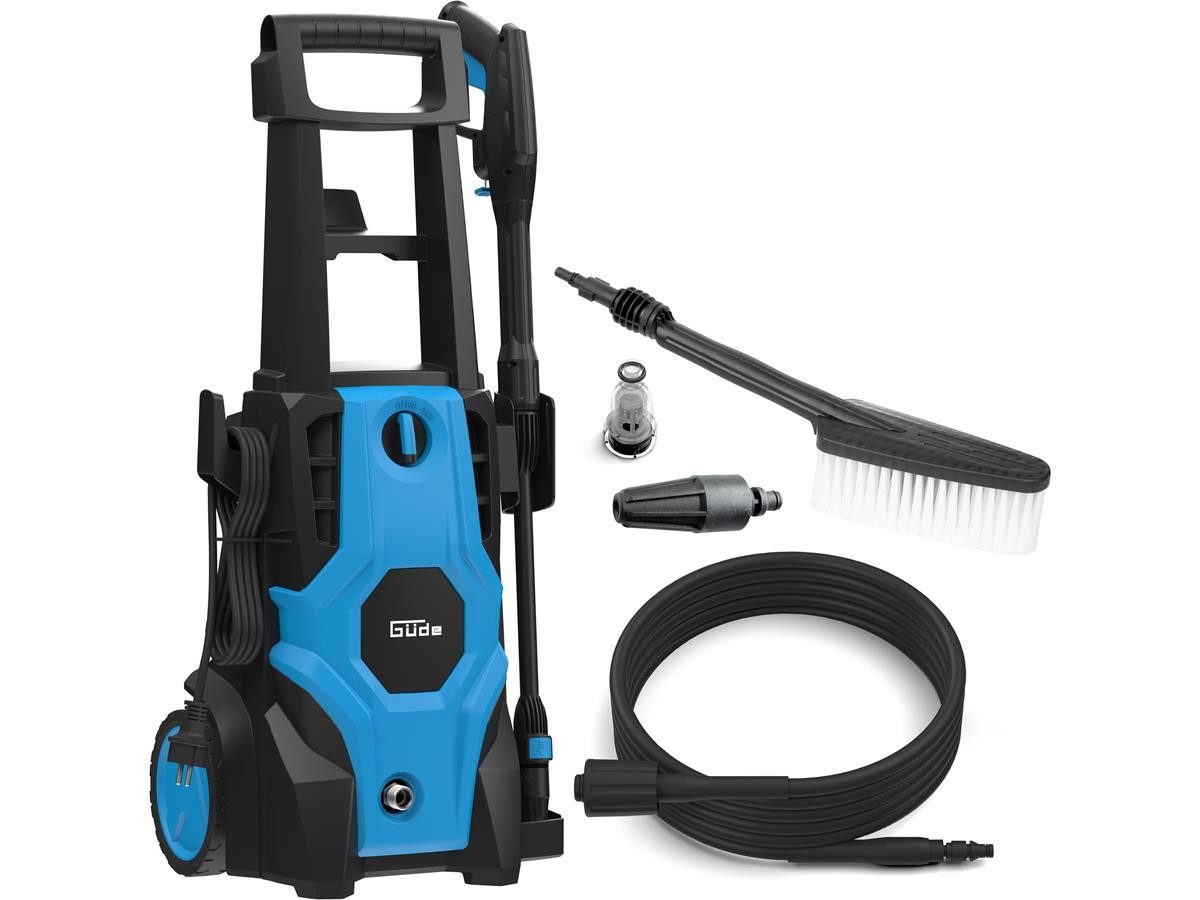 Güde Hochdruckreiniger GHD 1800-135, Druck max: 135 bar, 1800 W, Fördermenge max: 468 l/h, (Set), 1.800 Watt, 135 bar max. Betriebsdruck, 468 l/h Fördervolumen