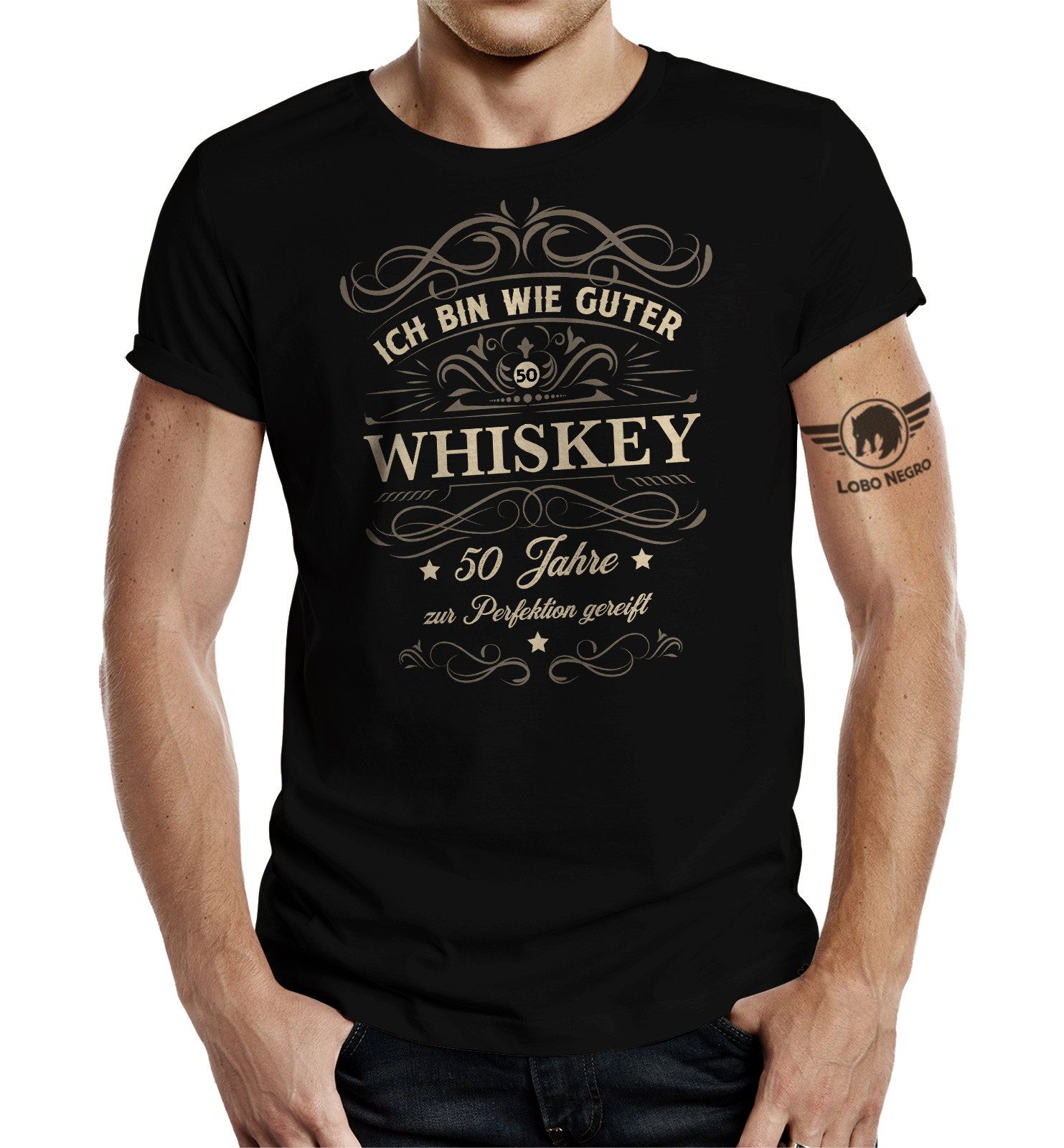 LOBO NEGRO® T-Shirt für Männer zum günstig online kaufen