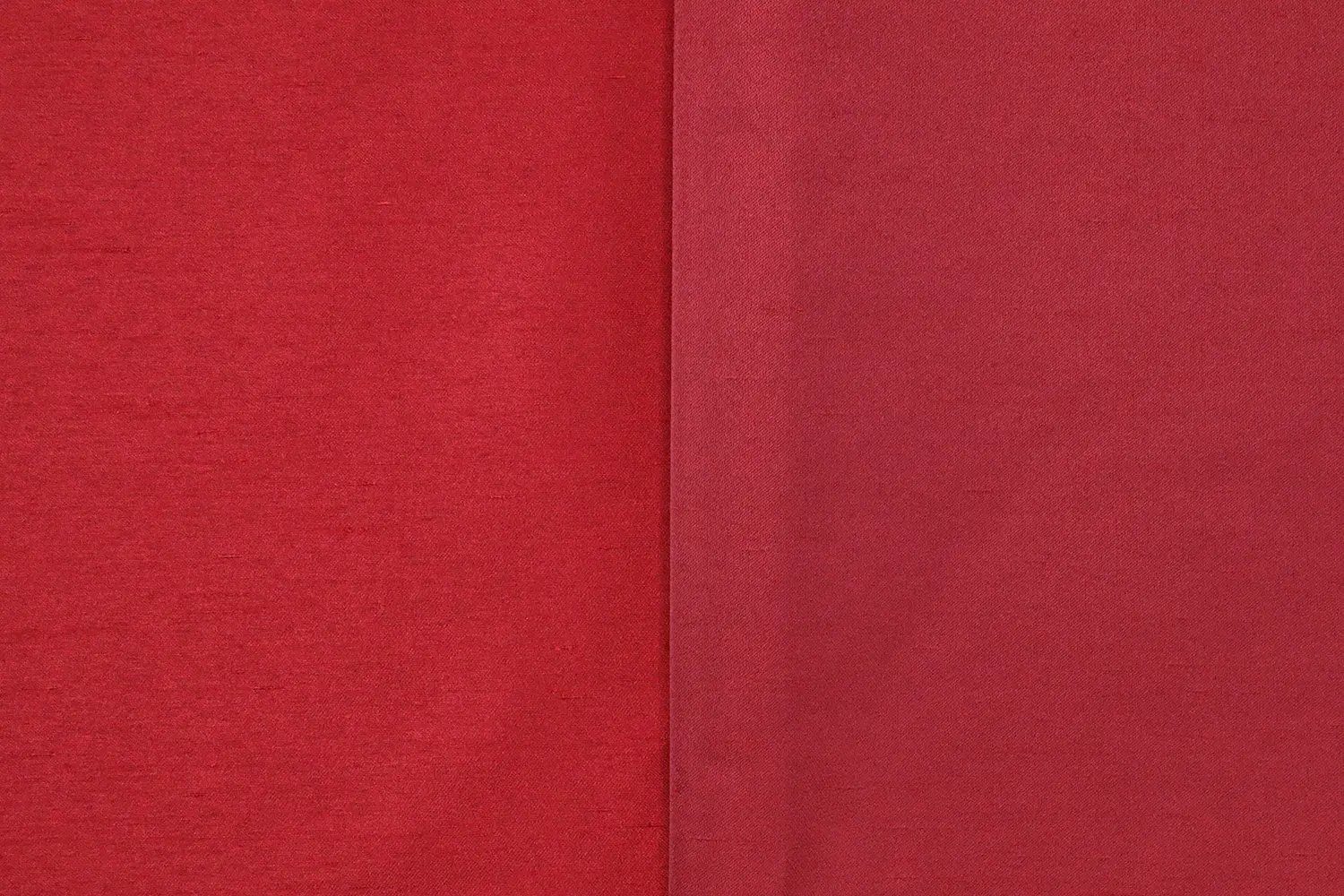 Stofferia Stoff Dekostoff Satin Seidenoptik Opulence Rot, Meterware
