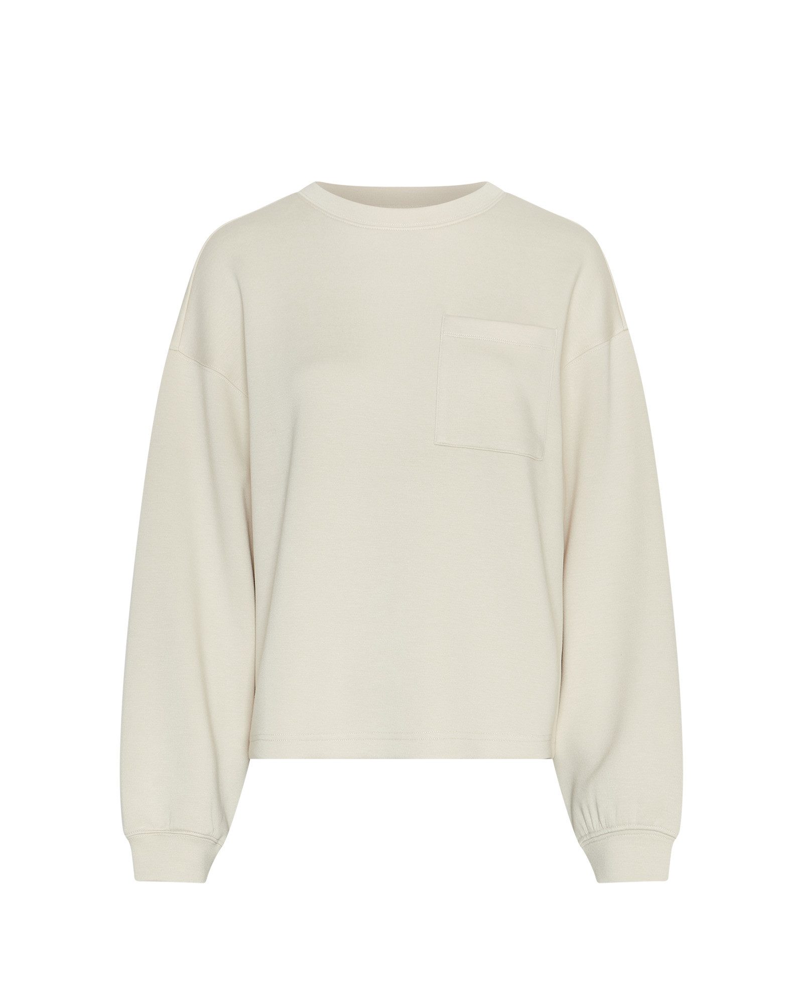 Moss Copenhagen Sweatshirt MSCHIlliana Ima Q Sweatshirt OATMEAL