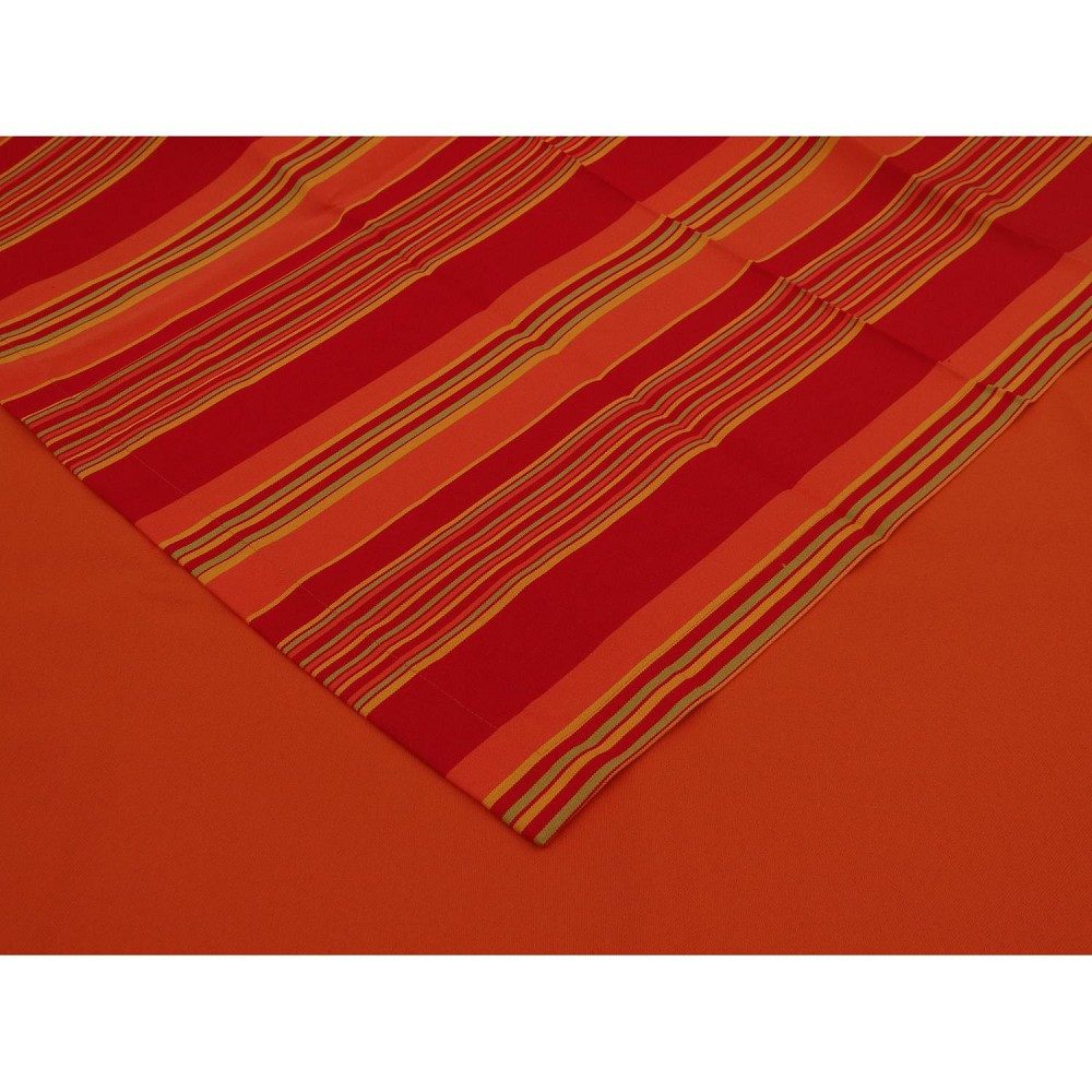 HOSSNER - HOMECOLLECTION Tischdecke, Höhe: cm, Farbe: Orange, Motiv: Gestreift
