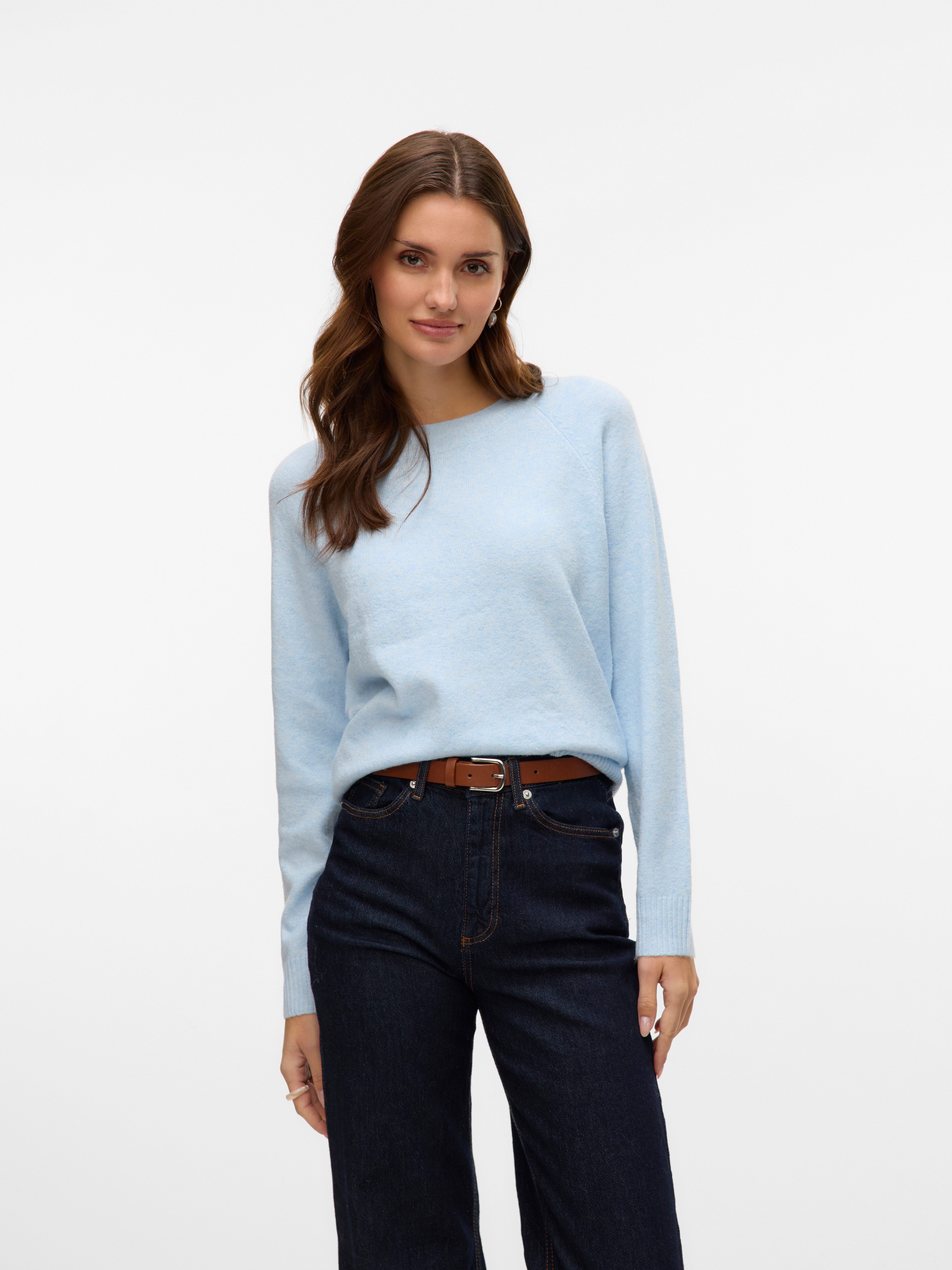 Rundhalspullover VMDOFFY LS O-NECK BLOUSE GA NOOS