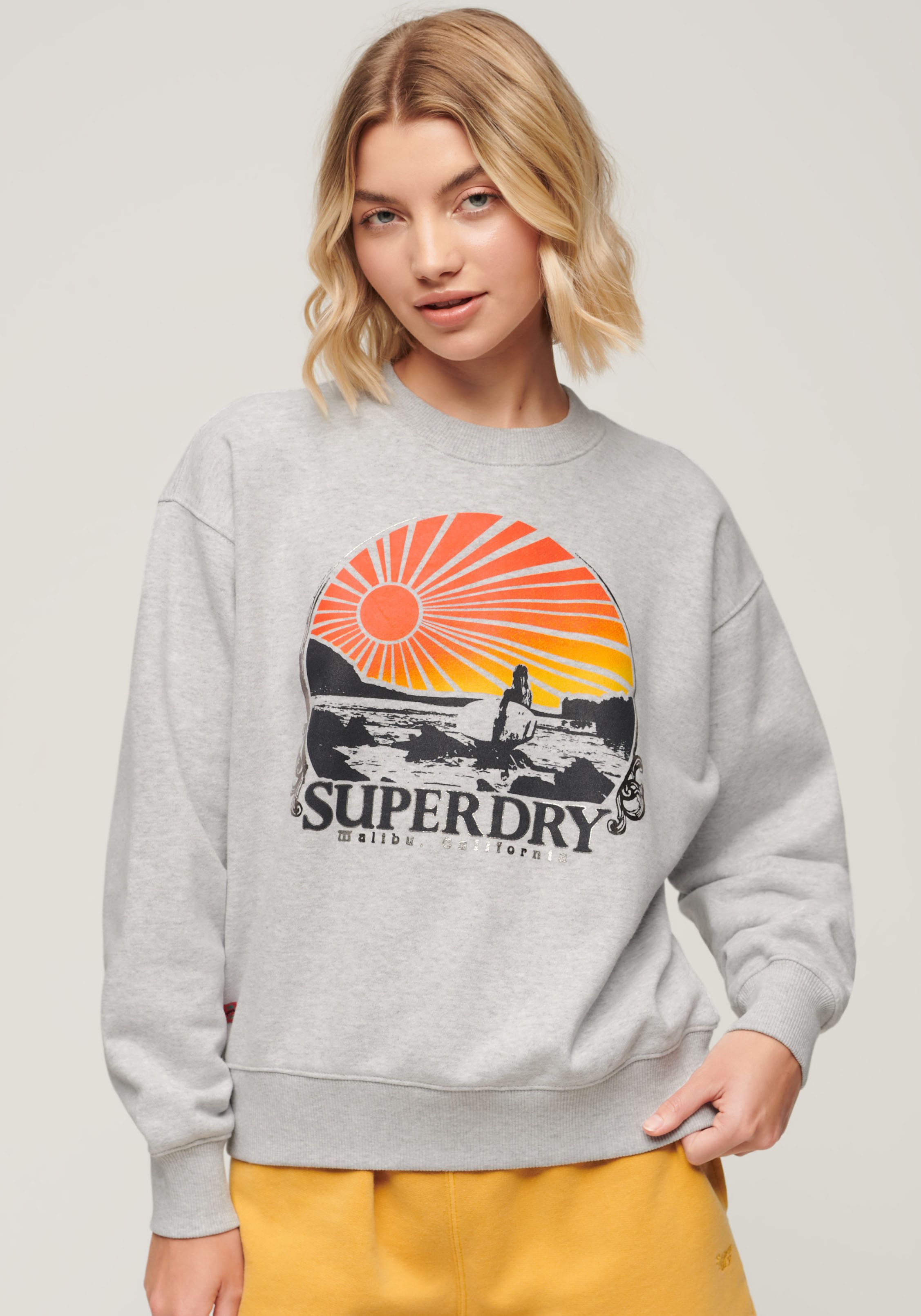 Superdry Sweatshirt TRAVEL SOUVENIR LOOSE SWEAT