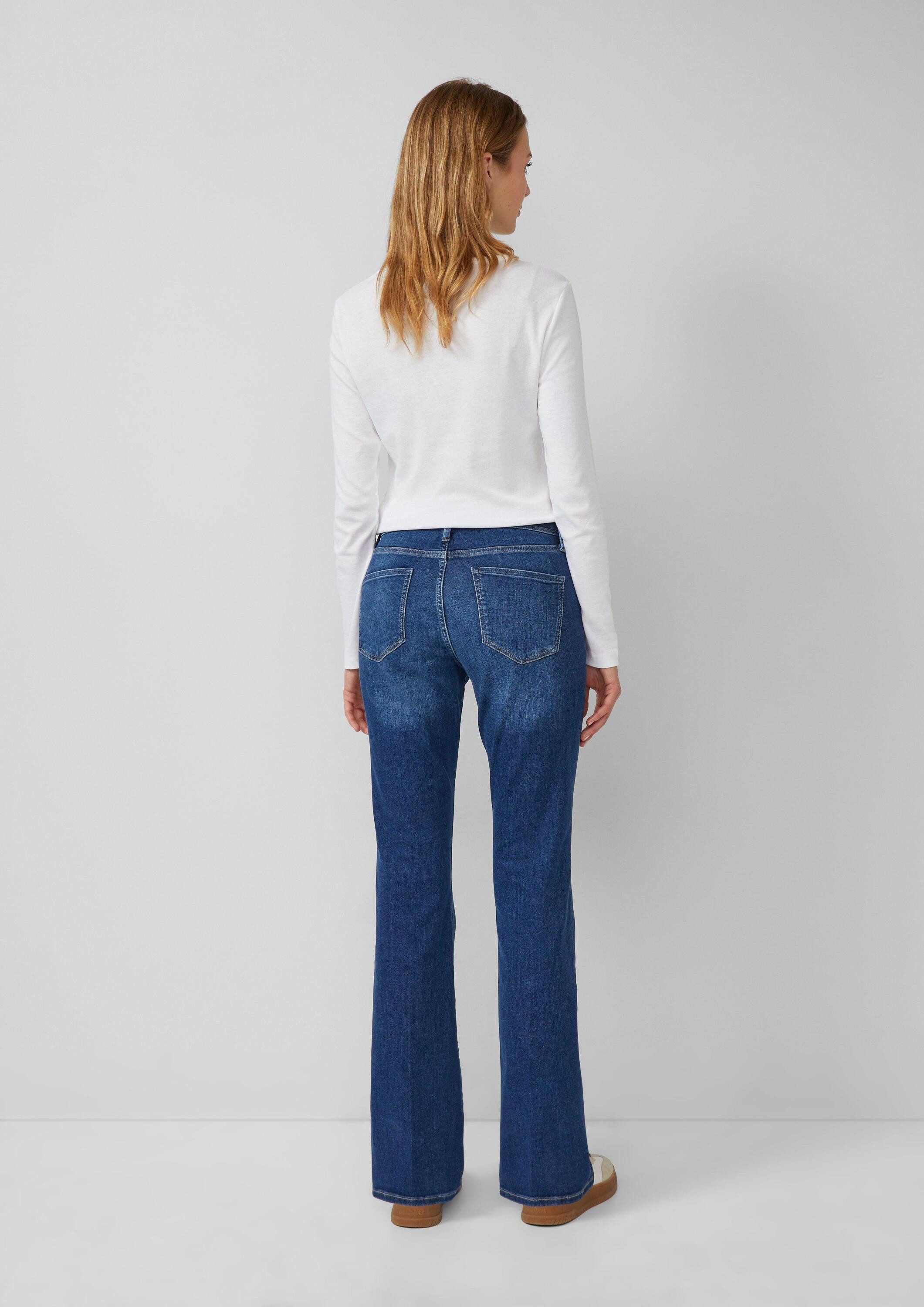 s.Oliver Bootcut-Jeans Jeans-Hose BEVERLY Jeans Beverly / Slim Fit / Mid Rise / Bootcut Leg