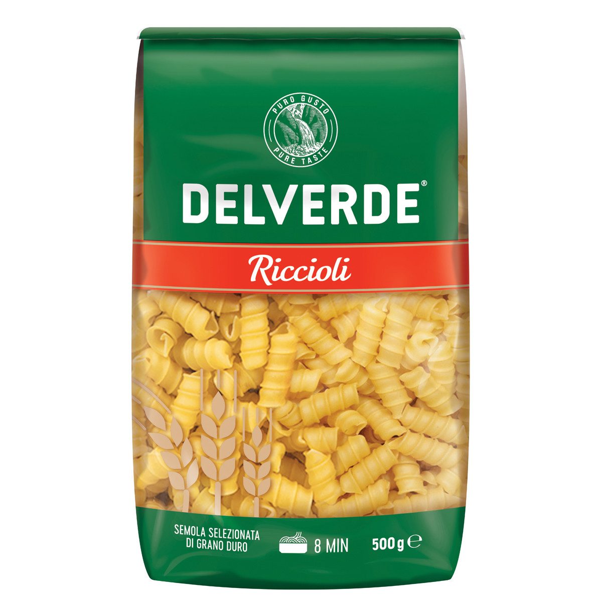 DELVERDE Nudeln, Delverde Ricciolo italienische Nudeln aus Hartweizengrieß 500g