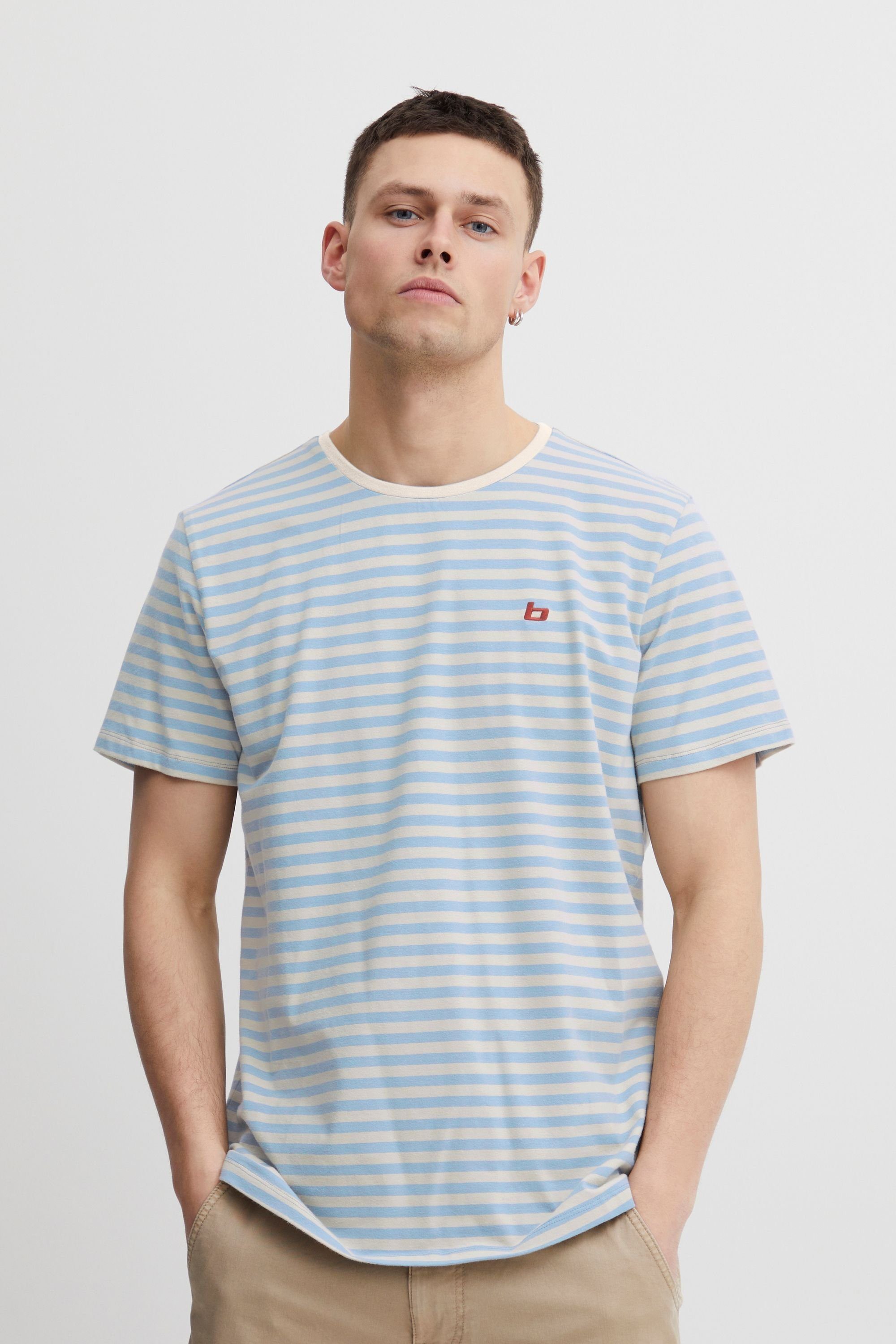 Blend T-Shirt BLEND BHDinton striped tee Dusty Blue