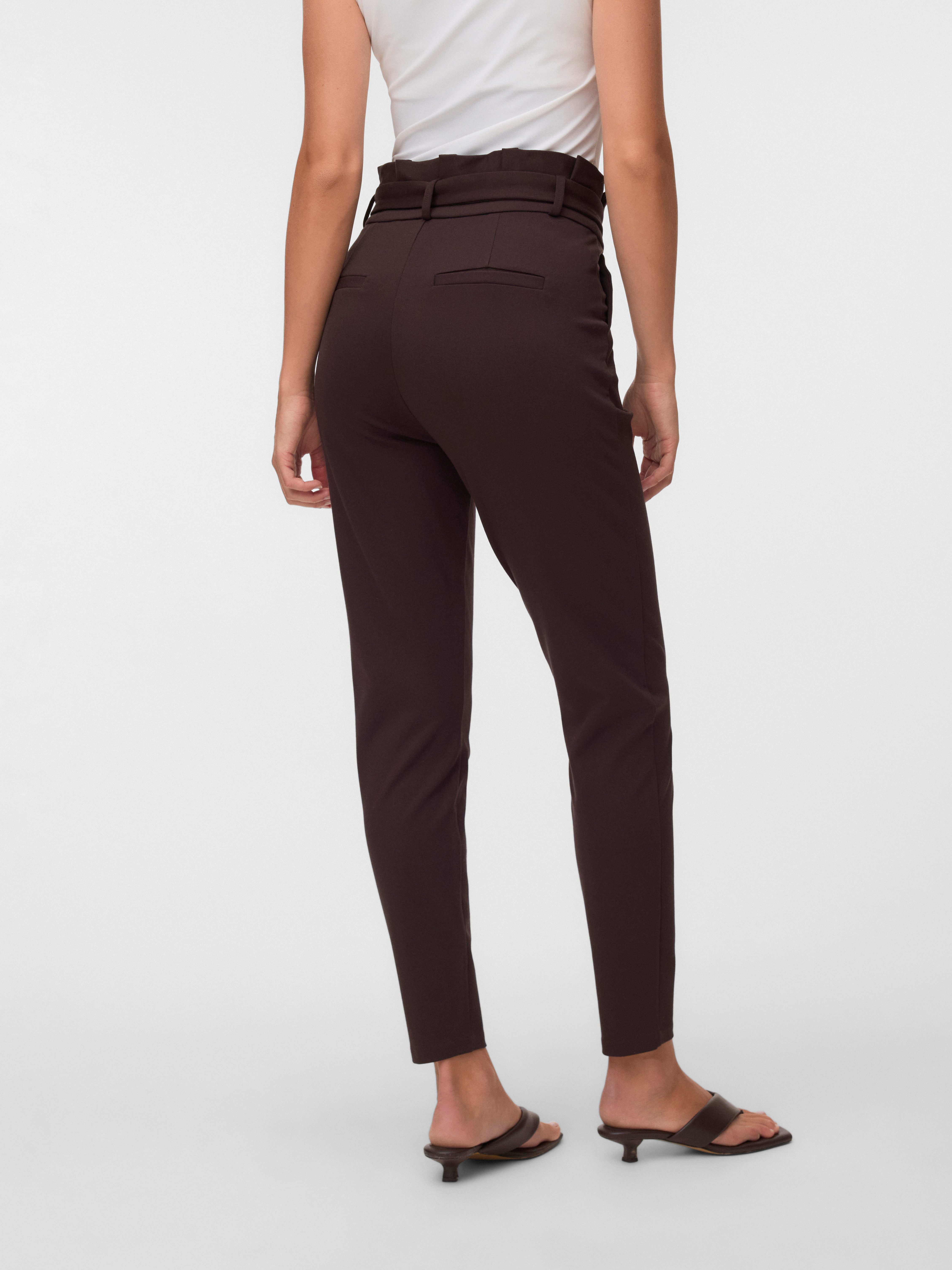 Vero Moda Paperbag-Hose VMEVA HR LOOSE PAPERBAG PANT GA NOOS Viskosemischung