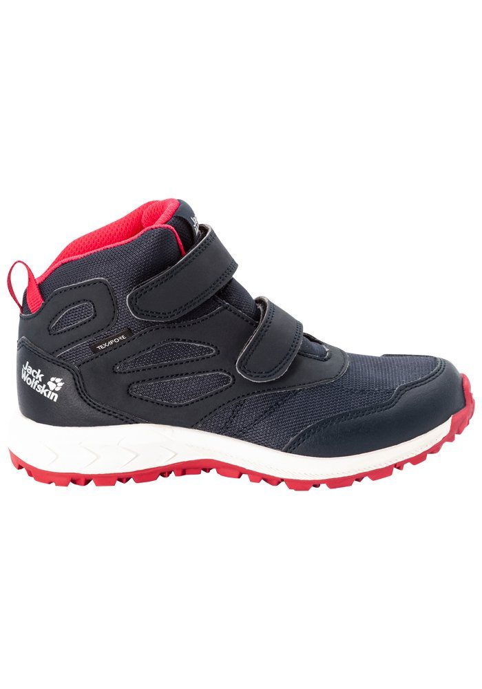 Jack Wolfskin TEXAPORE VC WOODLAND dark-blue-pink MID Wanderschuh K