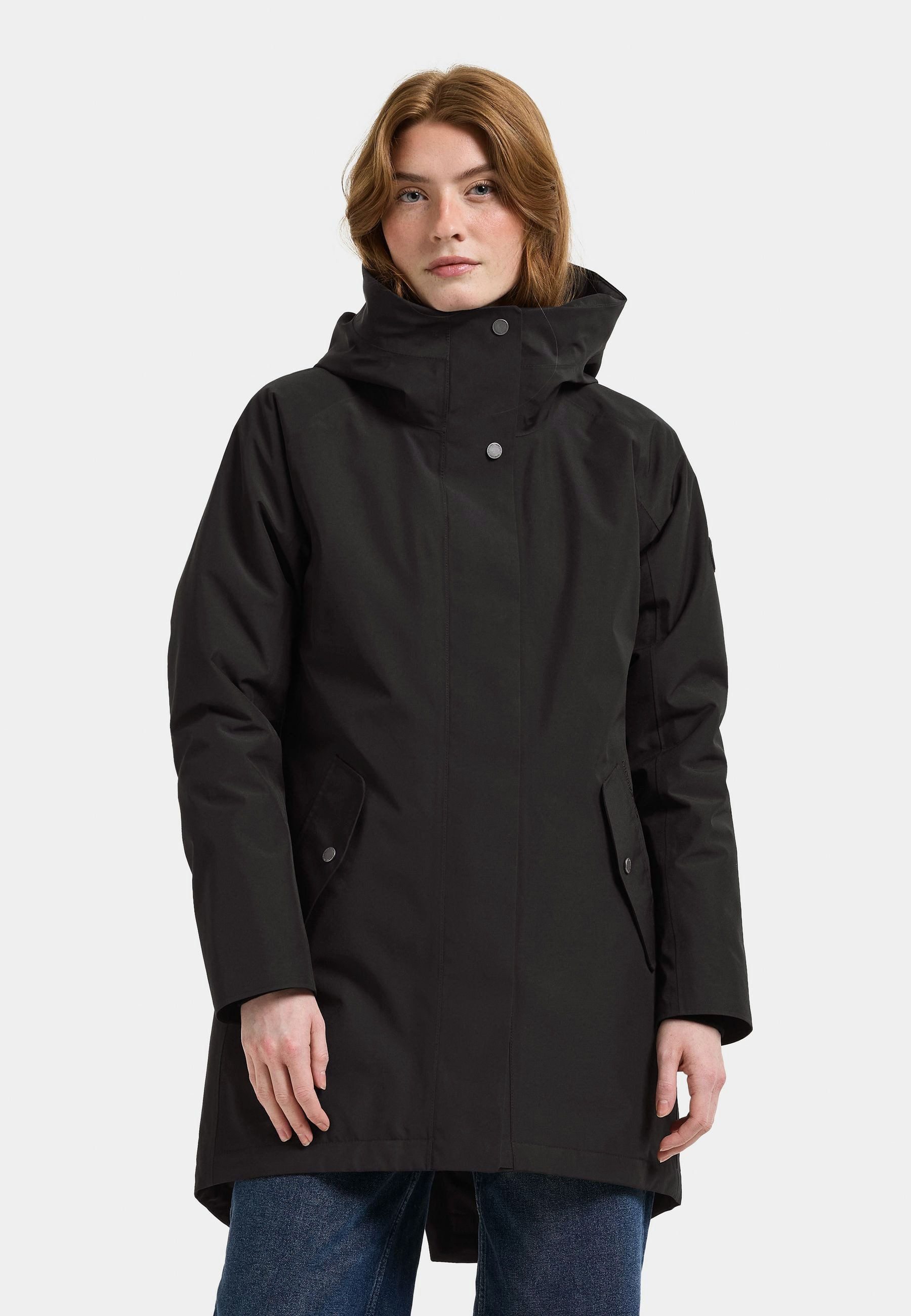 Didriksons Winterjacke Damen Wintermantel Wasserdicht ALANA mit Kapuze mit Taschen