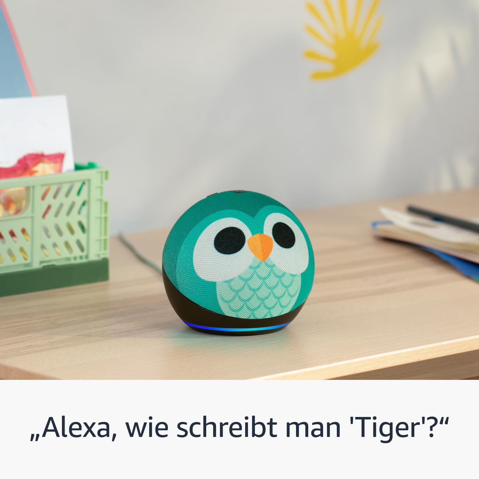 Amazon 4.Gen Sternenstaub-Design Lautsprecher (Kindersicherung, Bluetooth, WLAN, Alexa, Sternenstaub-Design)