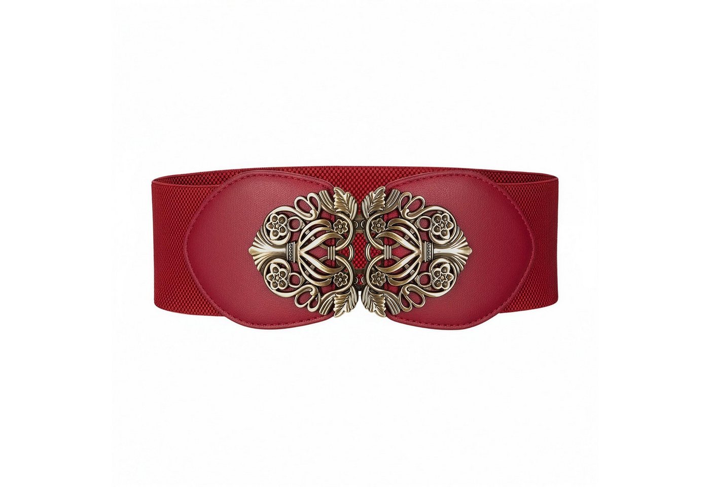 Bwecuy Taillengürtel Breiter Elastischer Taillengürtel für Frauen, Breite Retro Mode Cinch Damen Vintage Stretchy Taille Gürtel für Kleider