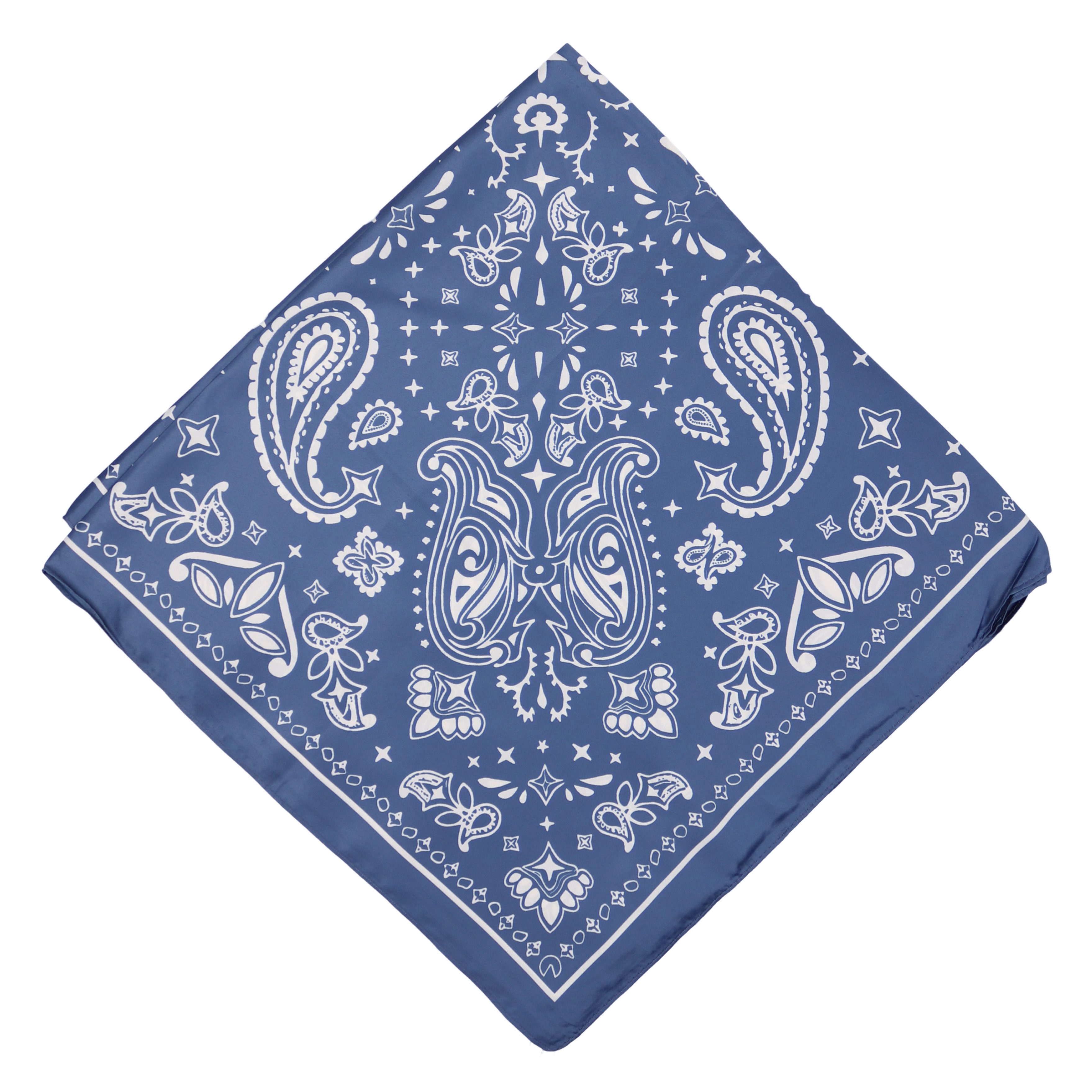 MIRROSI Nickituch Damen Bandana Halstuch 70x70 cm aus 100% Viskose, (Paisley Tuch, leichtes Tuch in Herbstfarben), Damen Halstuch deal für Frühling,Sommer, Herbst
