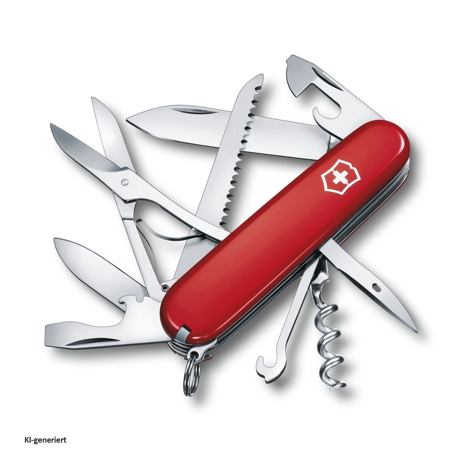 Victorinox Taschenmesser Taschenmesser Huntsman, (Stück, 1 St., 1 Taschenmesser), Multitool 15 Funktionen