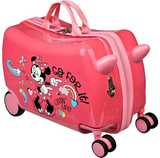 ziehen Minnie Trolley, und UNDERCOVER Ride-on 4 Mouse, Rollen, zum sitzen Kinderkoffer