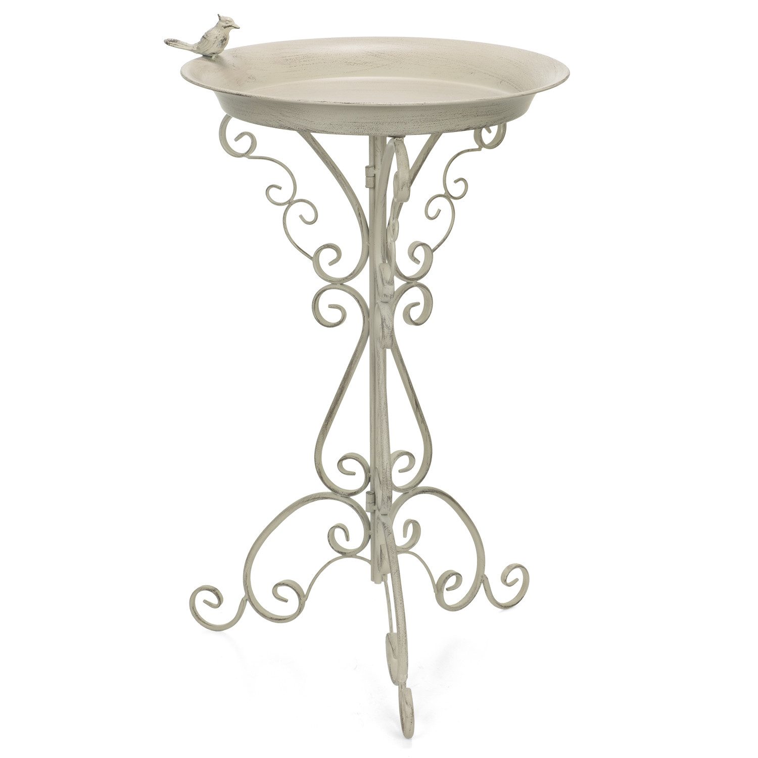 Moritz Vogeltränke Vogelbad stehend weiß