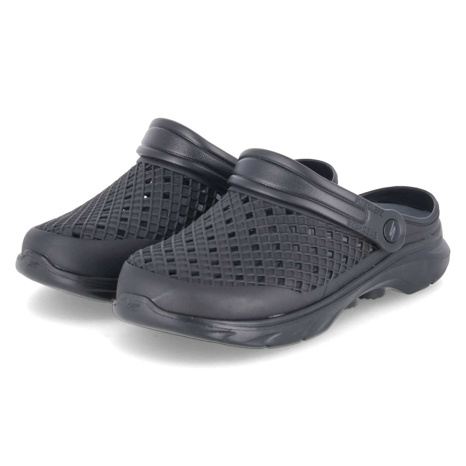 Skechers Skechers 243283 BBK Herren Synthetik schwarz Badepantolette