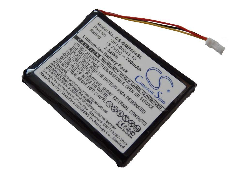 vhbw Ersatz für Garmin 010-01069-01, 010-11864-00, 361-00043-10 für Akku Li-Ion 700 mAh (3,7 V)