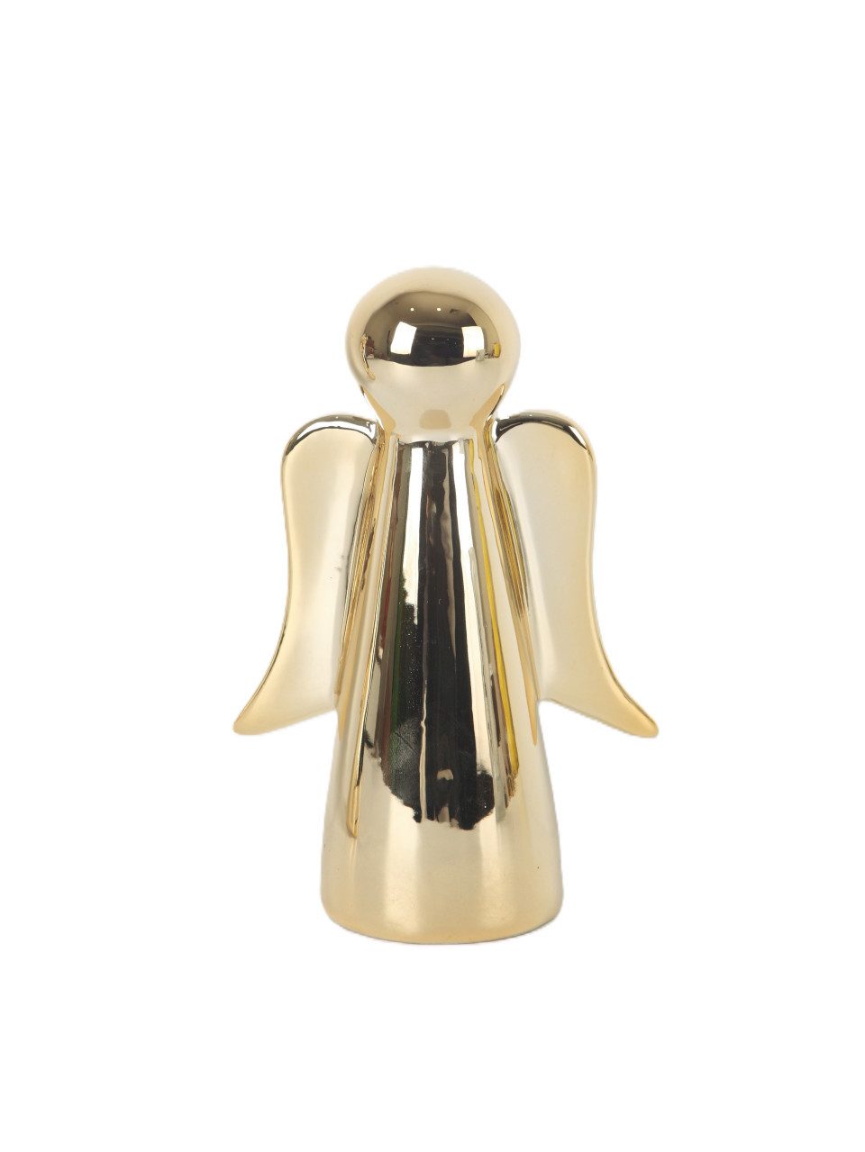 Trend Line Weihnachtsfigur TrendLine Deko Engel Keramik 11 x 6 x 16 cm gold