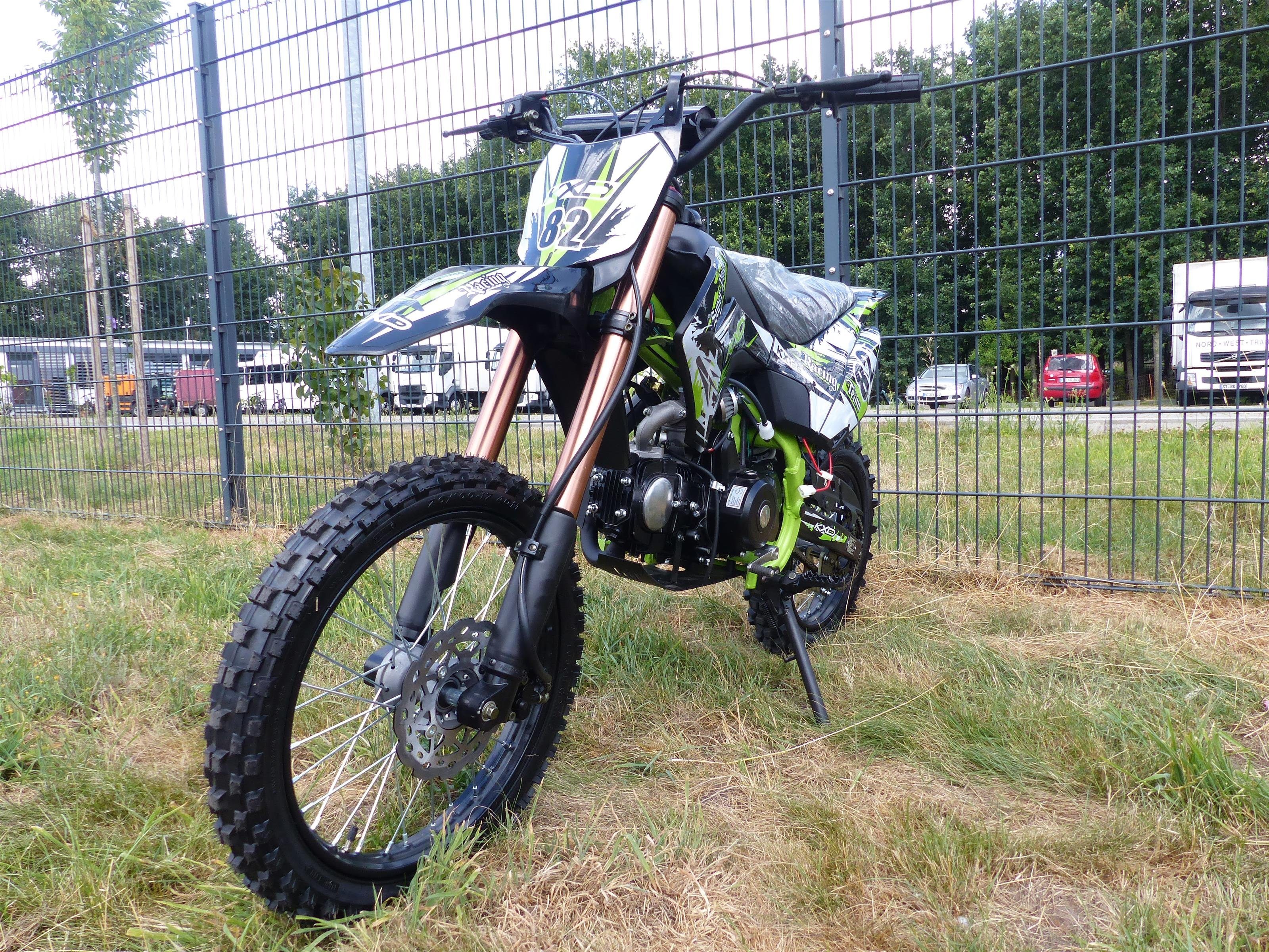 RV-Parts mountain bike 125ccm dirt bike cross bike pocket bike KXD 609 4 stroke 4 gear electric start, 4 gear