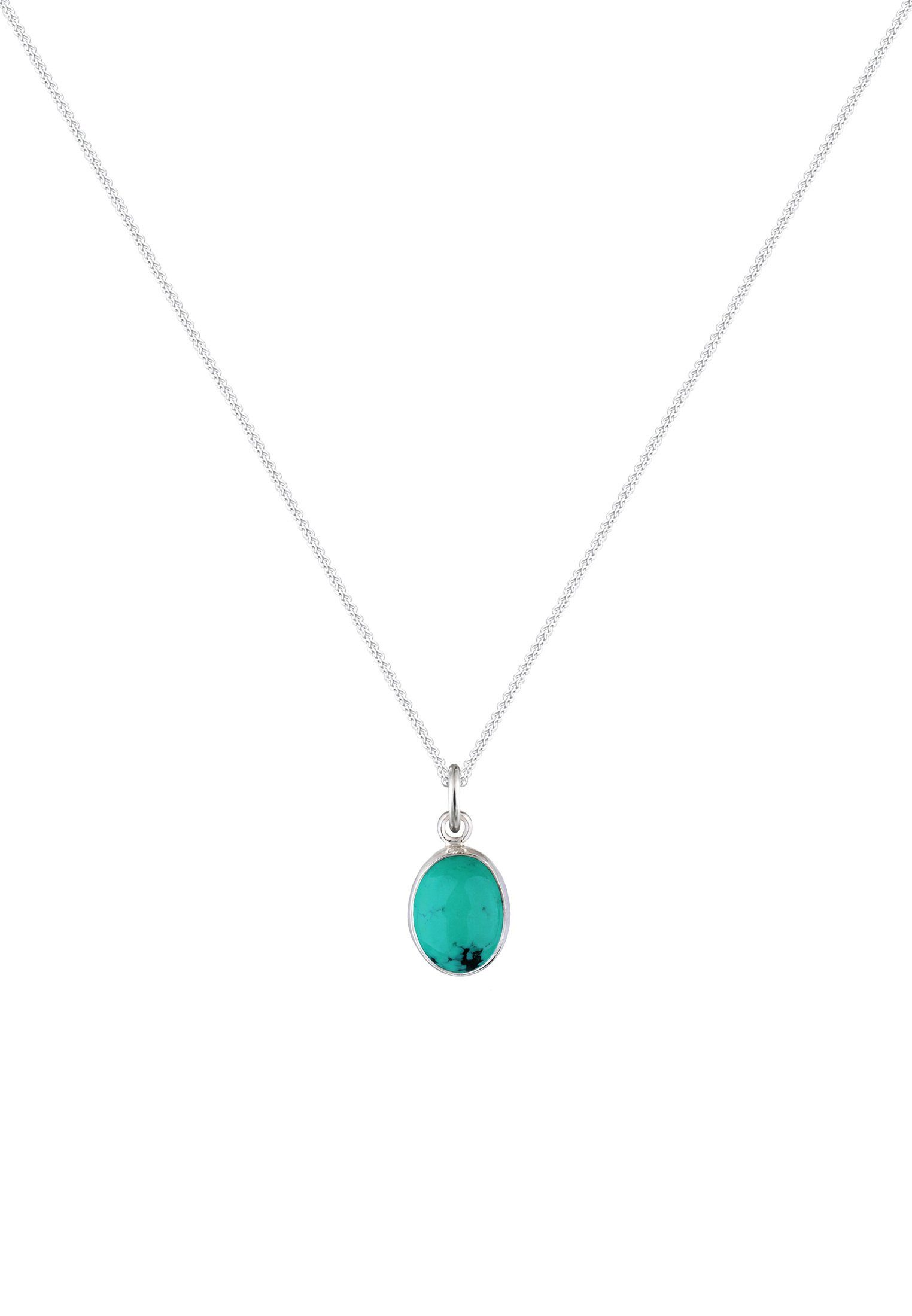 Elli Kette mit Anhänger Türkis Anhänger günstig online kaufen